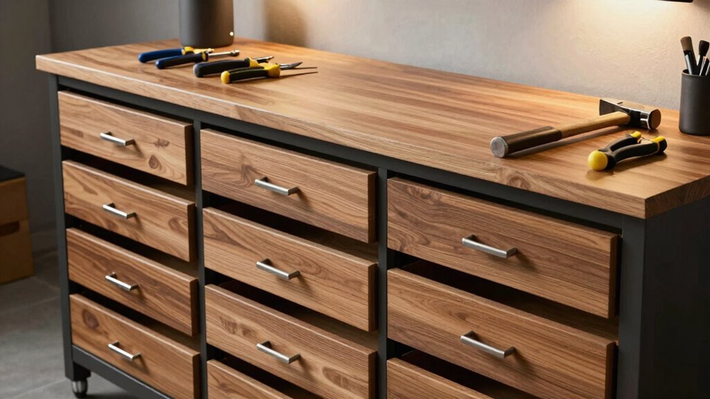 organized ergonomic workspace efficiency