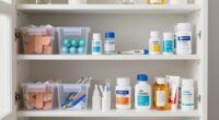 organized home medical storage
