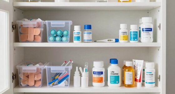 organized home medical storage
