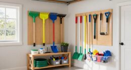 organized seasonal tool storage