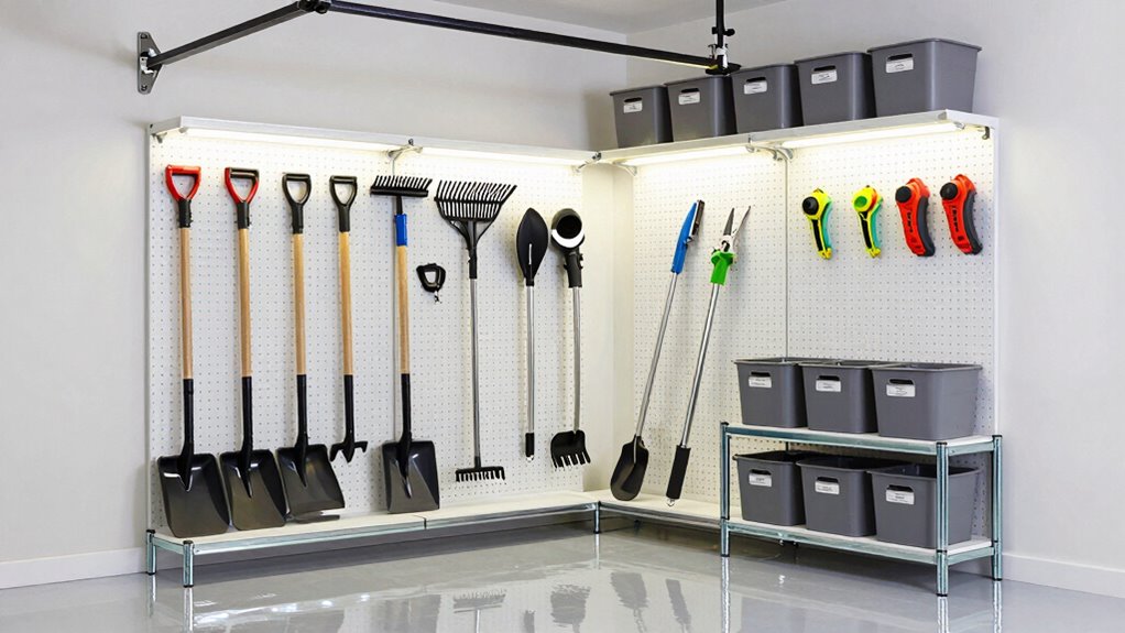 organized seasonal yard storage