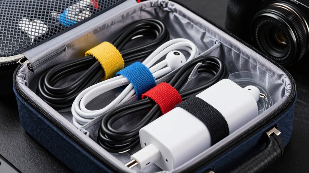 organized secure cable storage