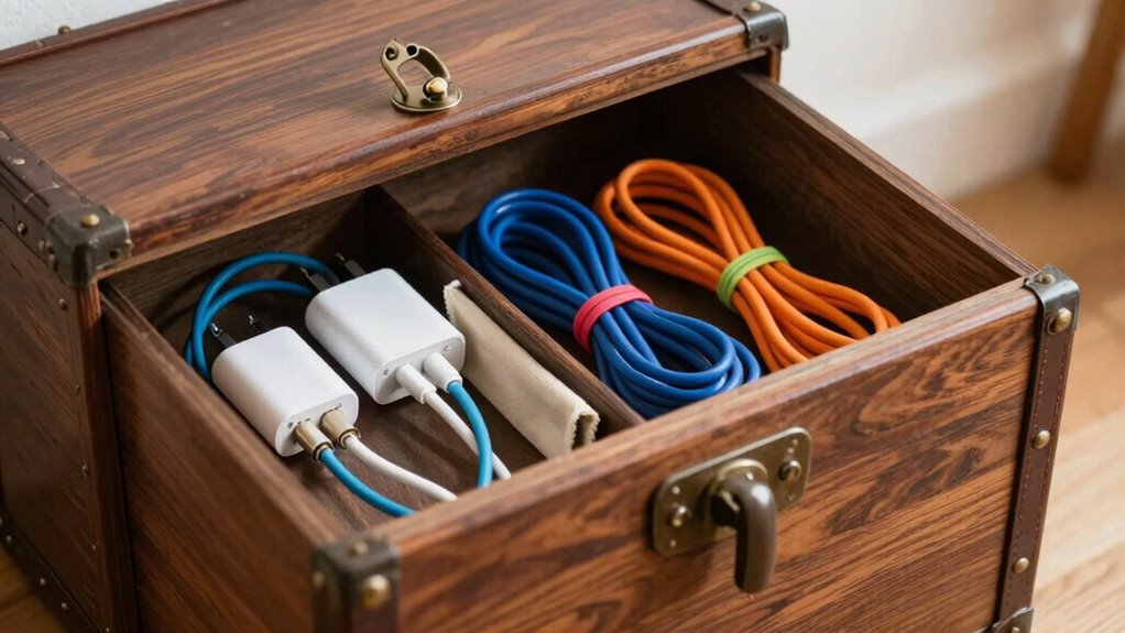 organized tangle free trunk storage