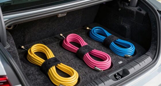 organized trunk cable storage