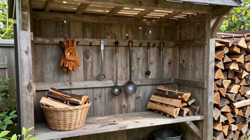 outdoor accessory storage solutions