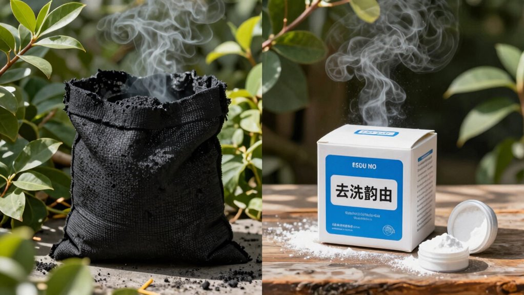 outdoor odor control setup