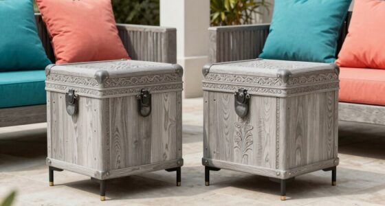 patio trunk end tables