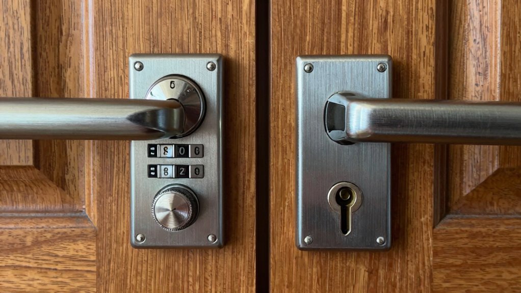 physical keys ensure security