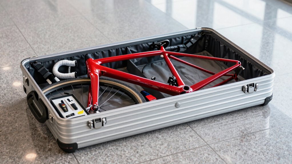 prepare bike case properly