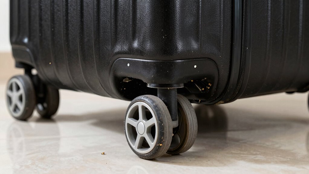 prevent dirt buildup on wheels
