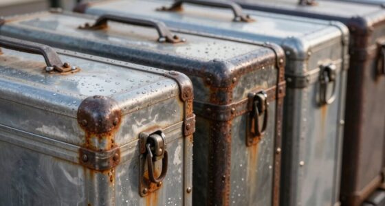 prevent rust on metal trunks