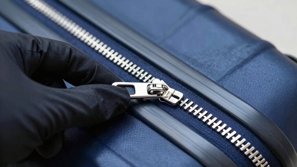 prevent zipper damage during travel