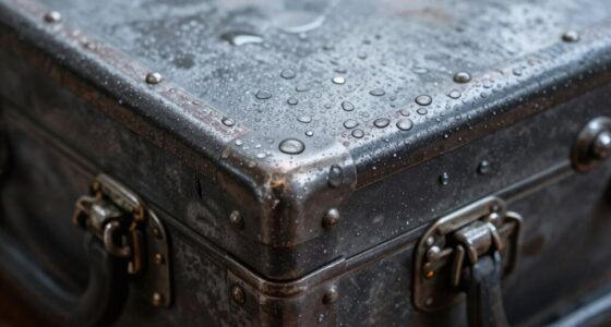 preventing metal trunk condensation