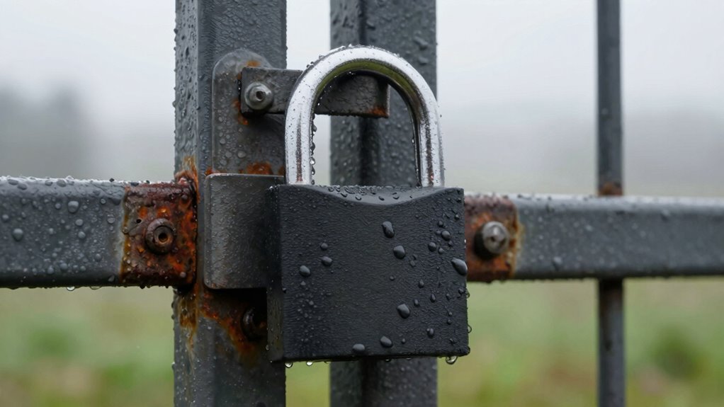 preventing outdoor lock corrosion