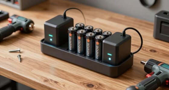 proper battery charging setup
