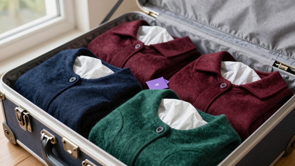 proper breathable coat storage