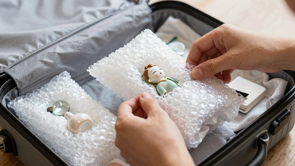 proper fragile item wrapping