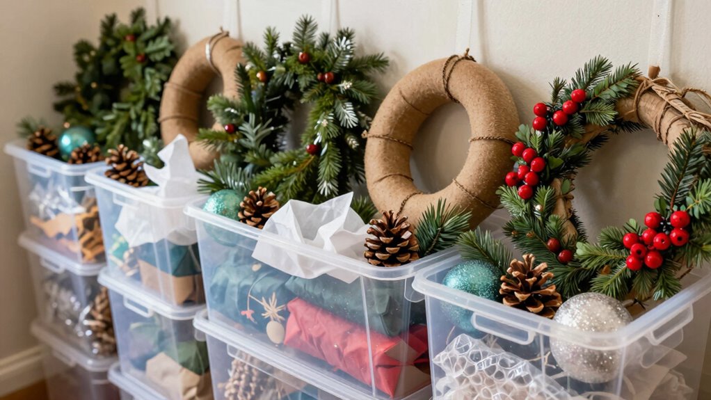 proper holiday decor storage