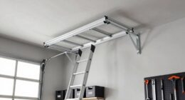 proper ladder storage techniques