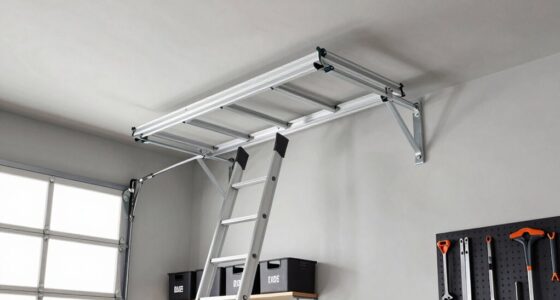 proper ladder storage techniques