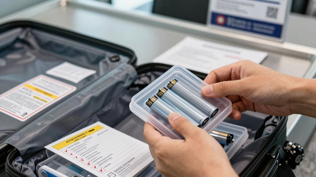 proper lithium battery packing