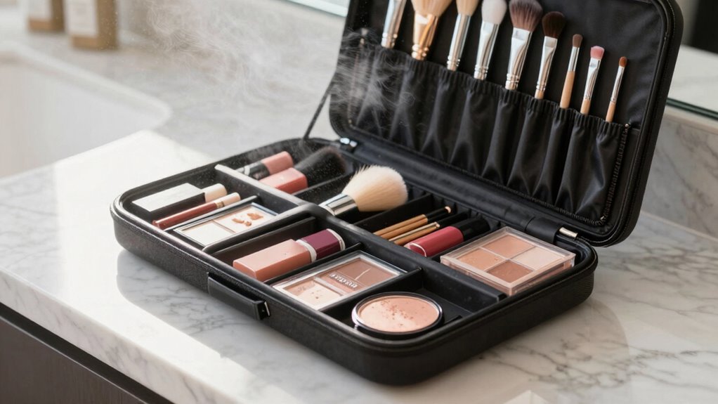 proper makeup storage cleaning