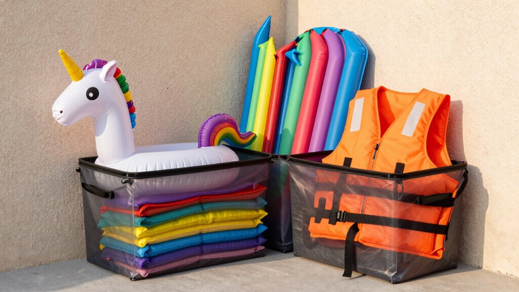 proper pool toy storage techniques