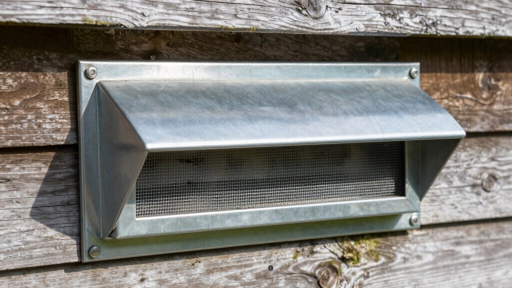 proper screen and vent size