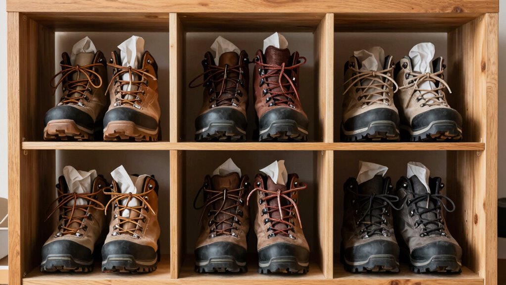 proper ventilated boot storage