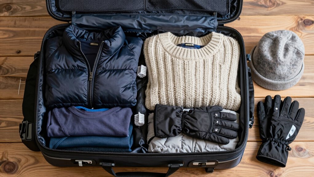 proper well fitted layered clothing