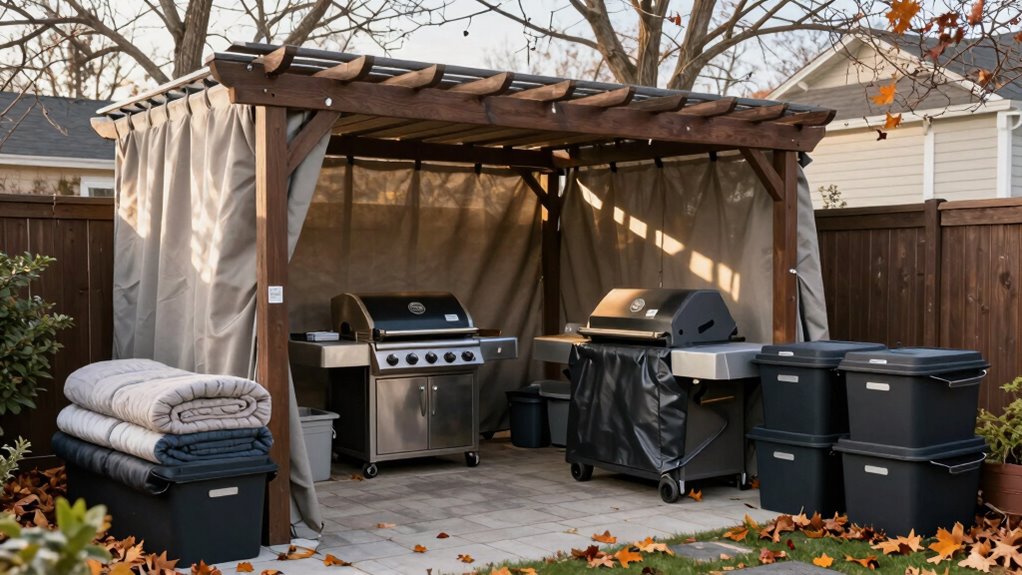 proper winter outdoor storage
