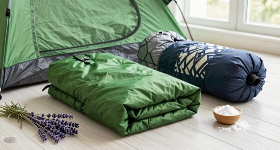 properly store camping gear