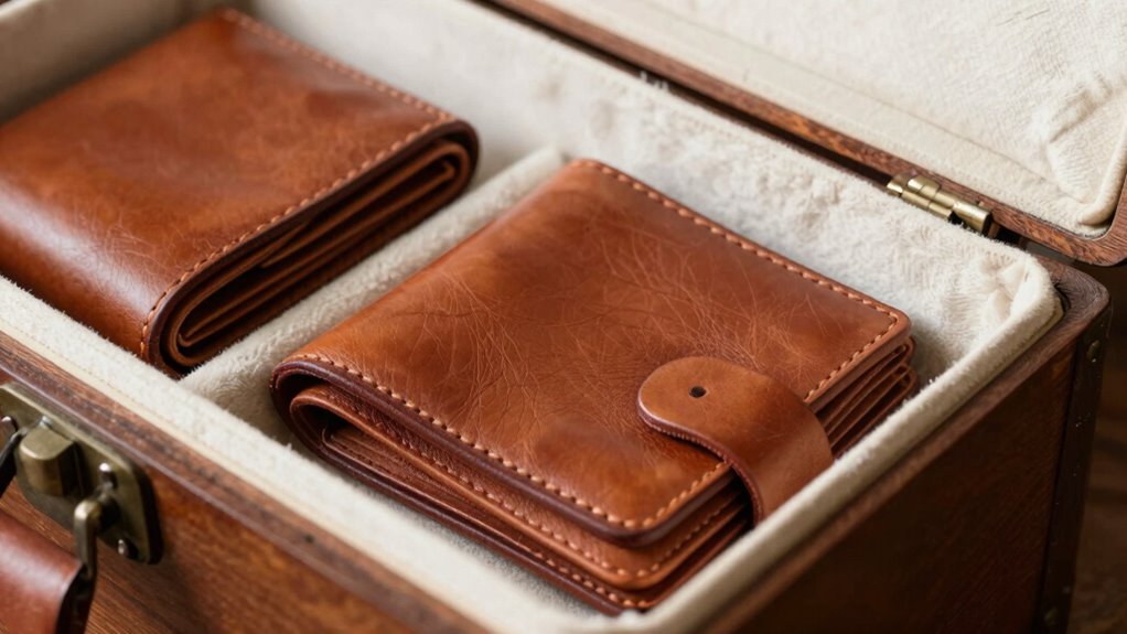 properly store leather items