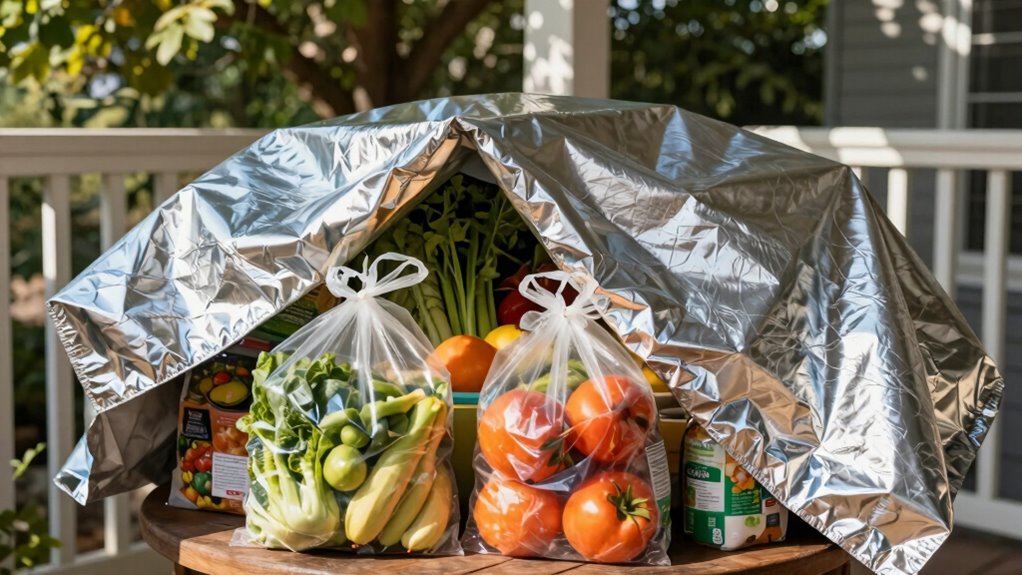 protect groceries from heat