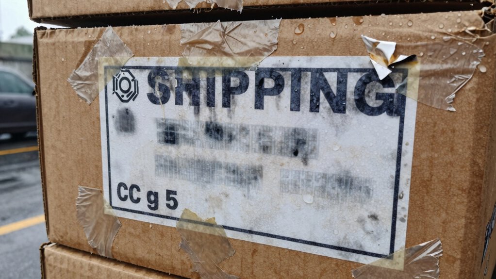 protect labels from moisture damage