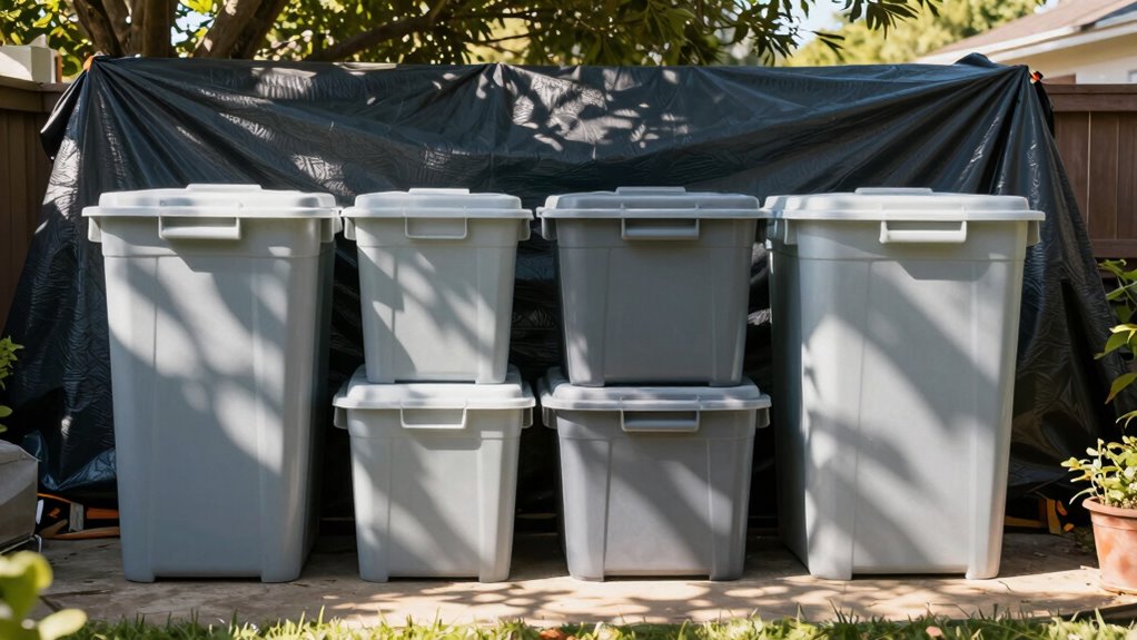 protect outdoor storage materials