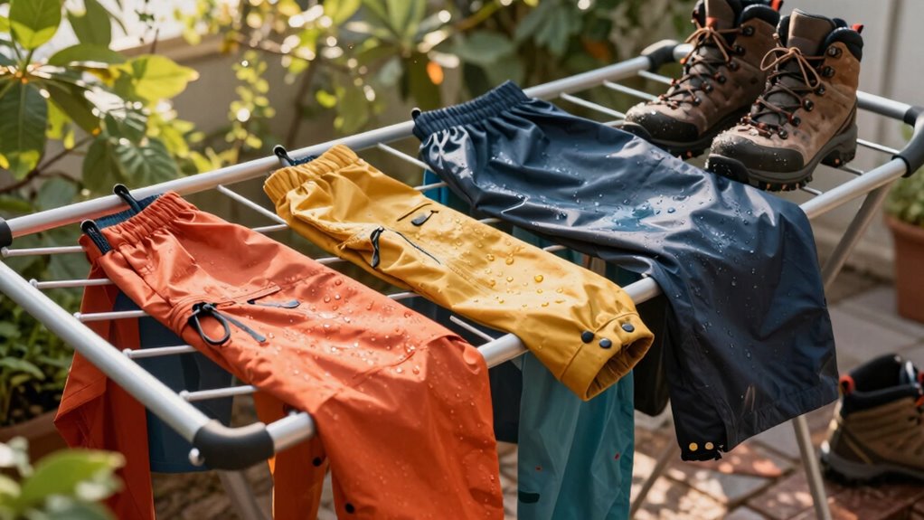 quickly dry wet gear