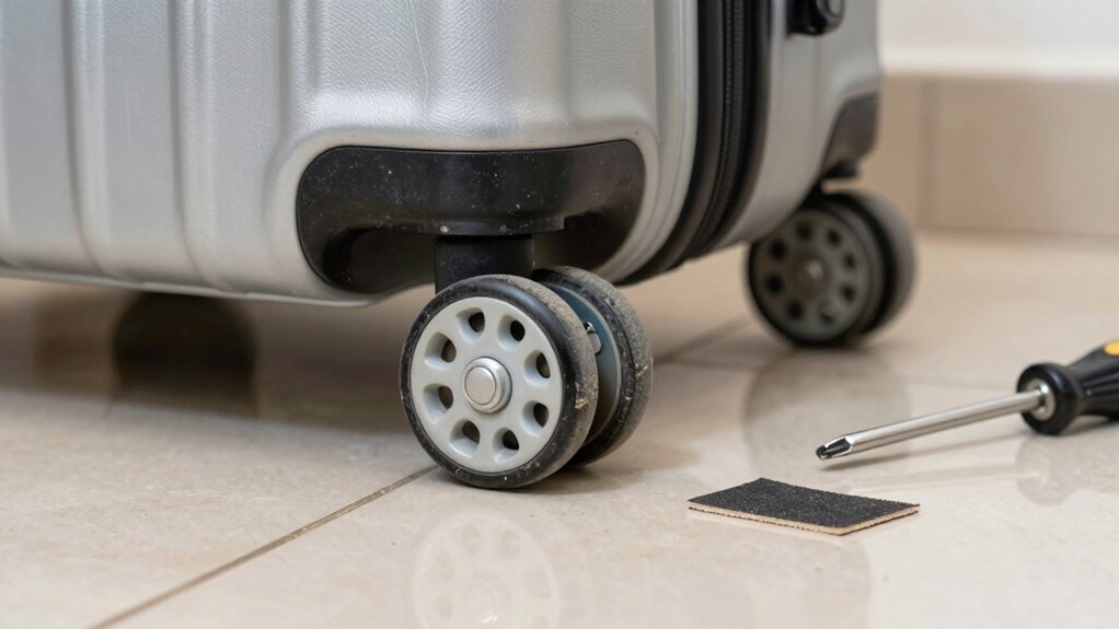 quiet clean lubricate wheels