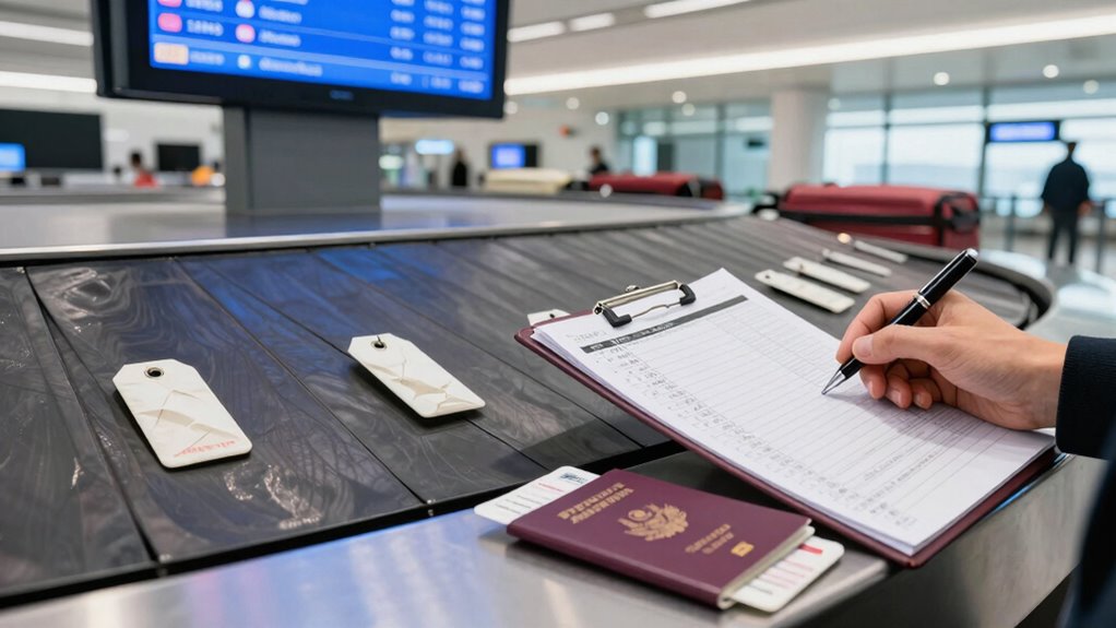 record detailed luggage description