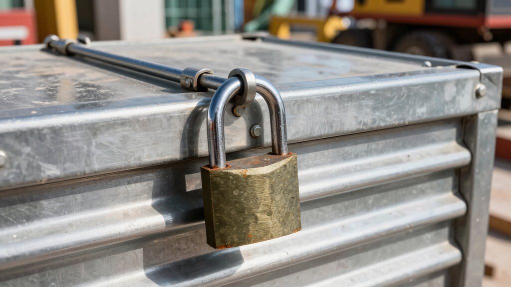 regular lock inspection and maintenance