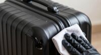 removing scuffs from luggage
