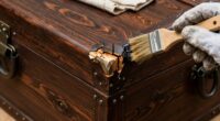 repairing old trunk corners