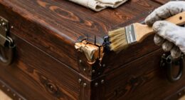 repairing old trunk corners