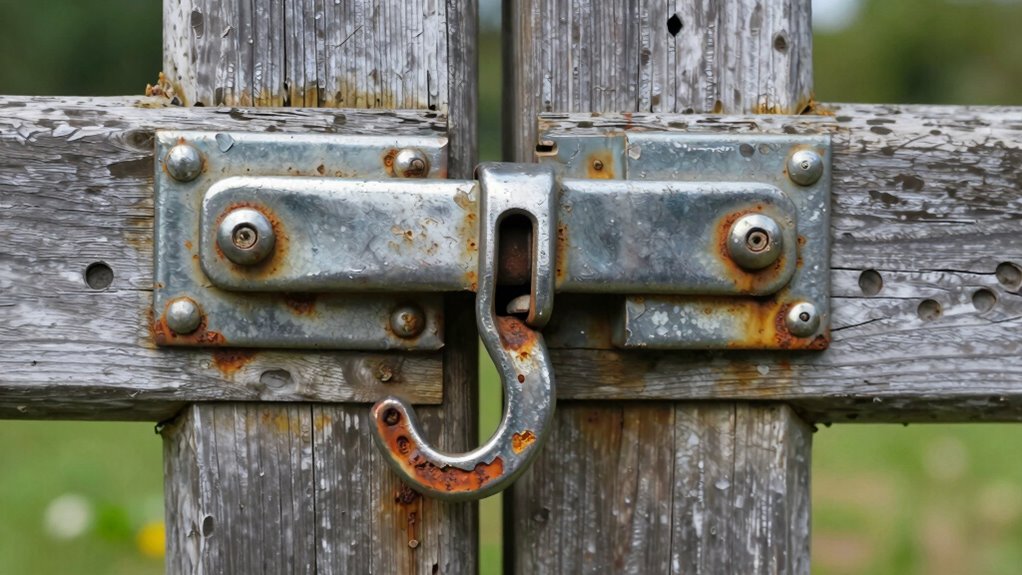 replace bent latch immediately