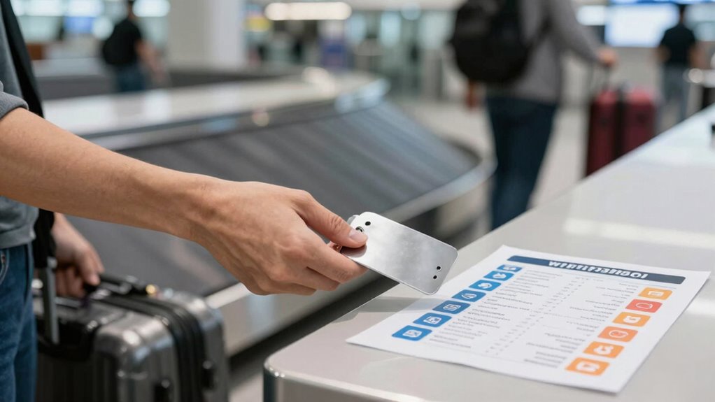 report lost luggage promptly