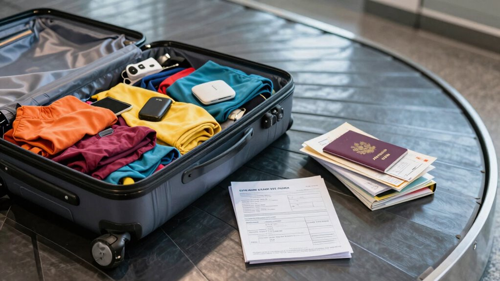 required luggage claim documents