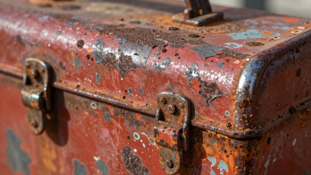 rust damages metal over time