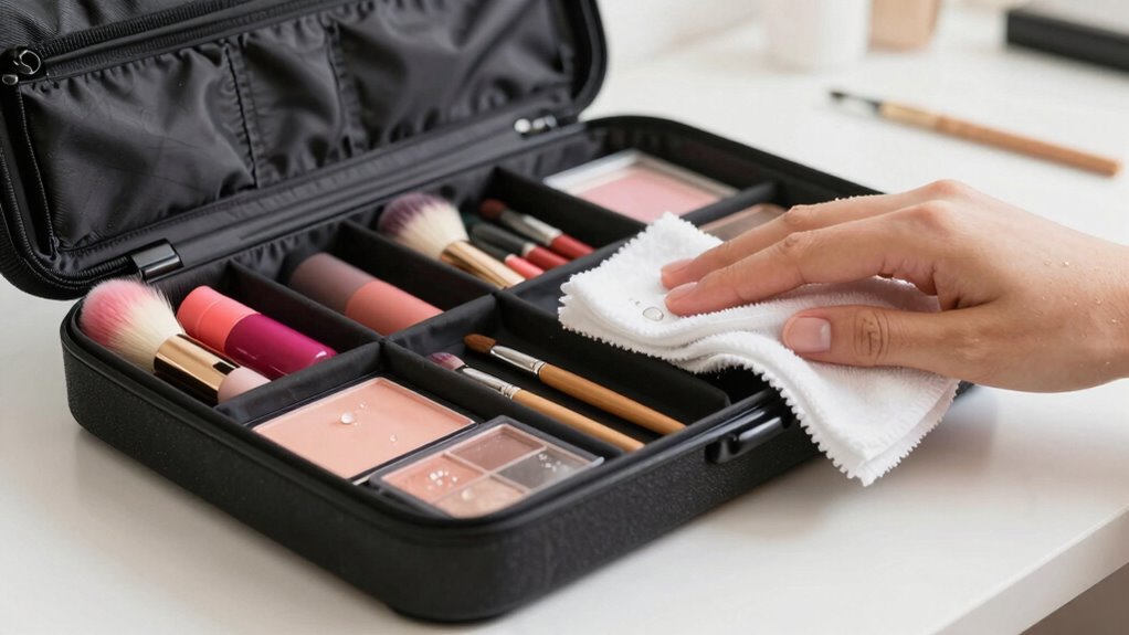 safe makeup case cleaning