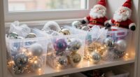 safely storing holiday decorations