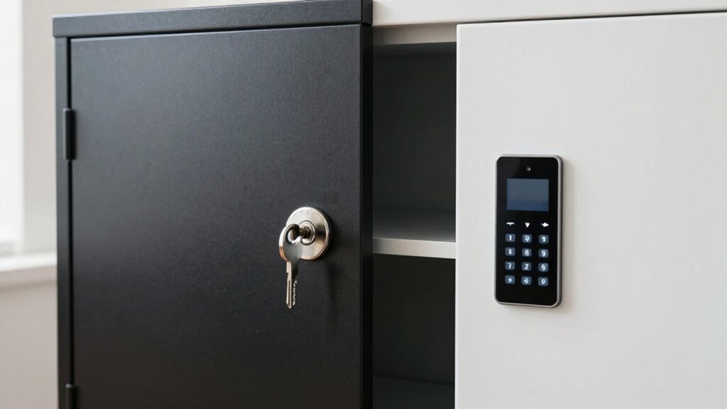 secure cabinet locking options